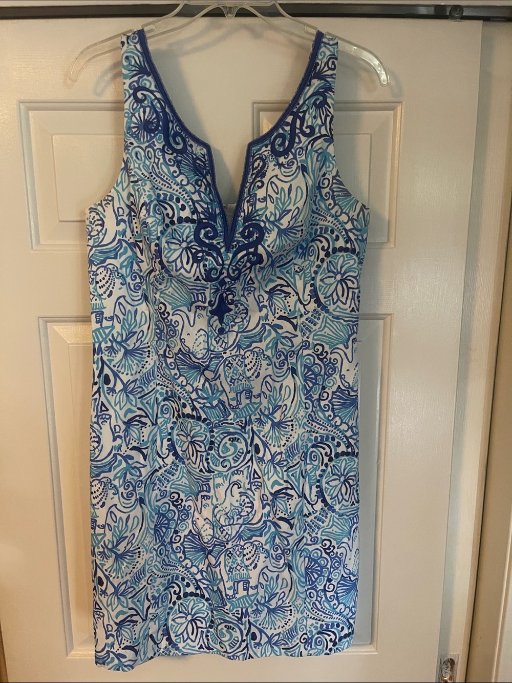Lilly Pulitzer Blue Paisley Dress